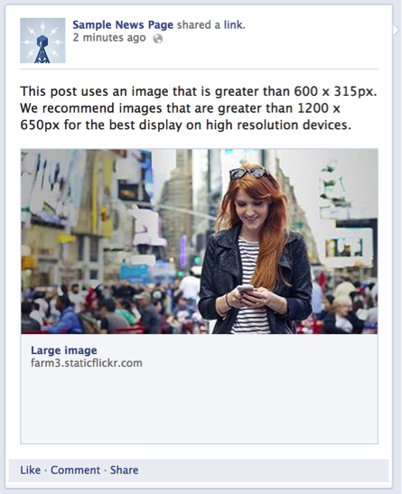 best resolution for photos on facebook